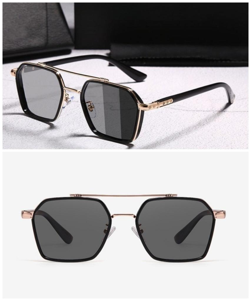 Fotochromatické Polarizované Sluneční Brýle UV400 Pilotní Styl Zabarvující se Čočky Pánské Antireflexní Řidičské Brýle Odstíny pro Muže