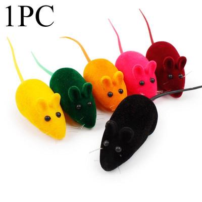 1PC Cat Kitten Catching Toy False Mouse Rat Squeak Noise Sound Toys For Cats Dogs Pets