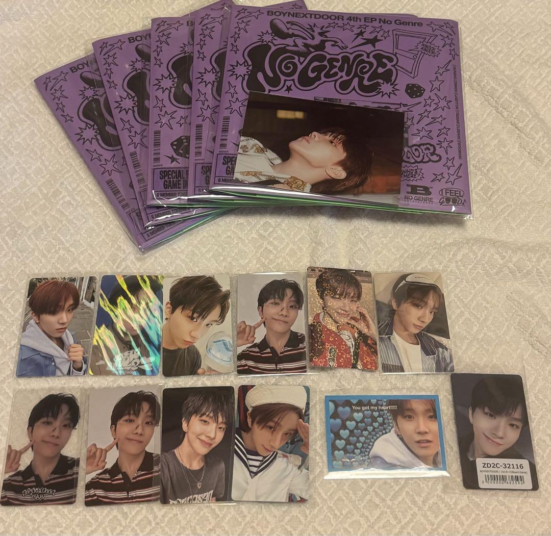 

[USED] BOYNEXTDOOR No Genre Unaku trading card included