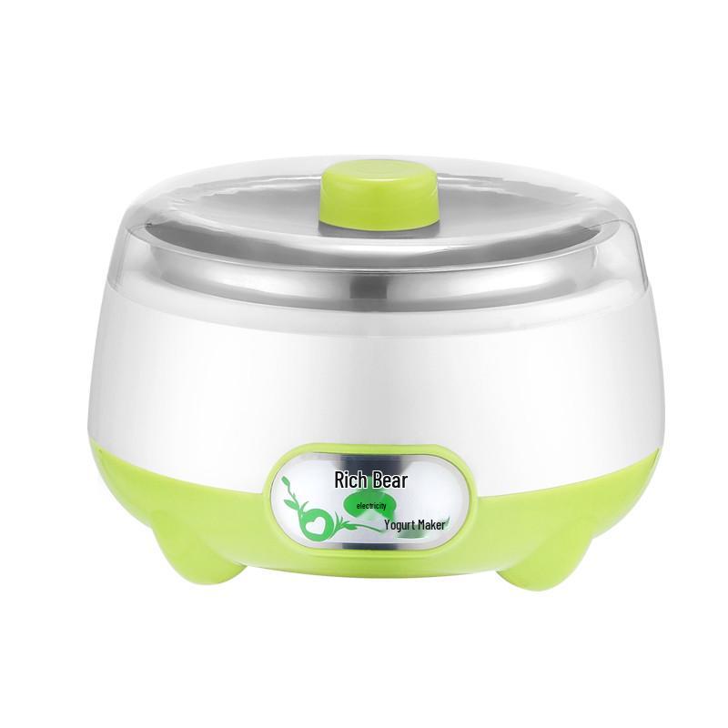 Automatic Yogurt, Natto, and Rice Wine Maker with 50 Bacteria Powder and 3 Cups - Multi-Functional Household Mini Machine