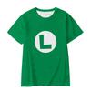 Magliette Estive Girocollo 3D Stampate Super Mario Moda Casual Manica Corta Bambini Ragazzo e Ragazza Bambini Unisex