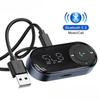 1pcs Car Bluetooth Audio Receiver Car Hands-free Music Receiver Display Bluetooth 5.3 FM Transmitter Car FM Receiver New