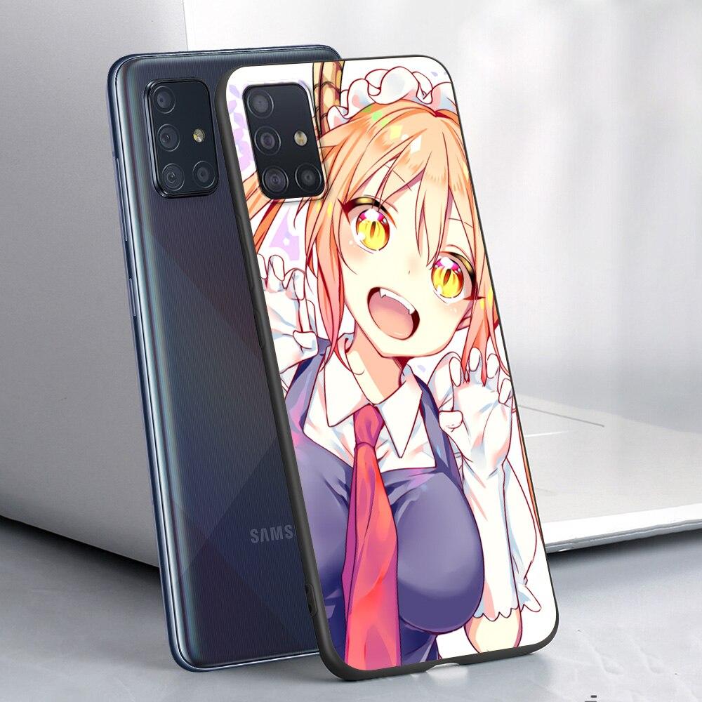 Miss Kobayashis Dragon Maid Anime Phone Case for Samsung Galaxy A51 A71 A21S A12 A11 A31 A52 A41 A32 5G A72 A02S Silicon Cover