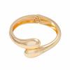 Hot-selling light luxury cold wind electroplating smooth surface alloy opening does not fade versatile casual bracelet women