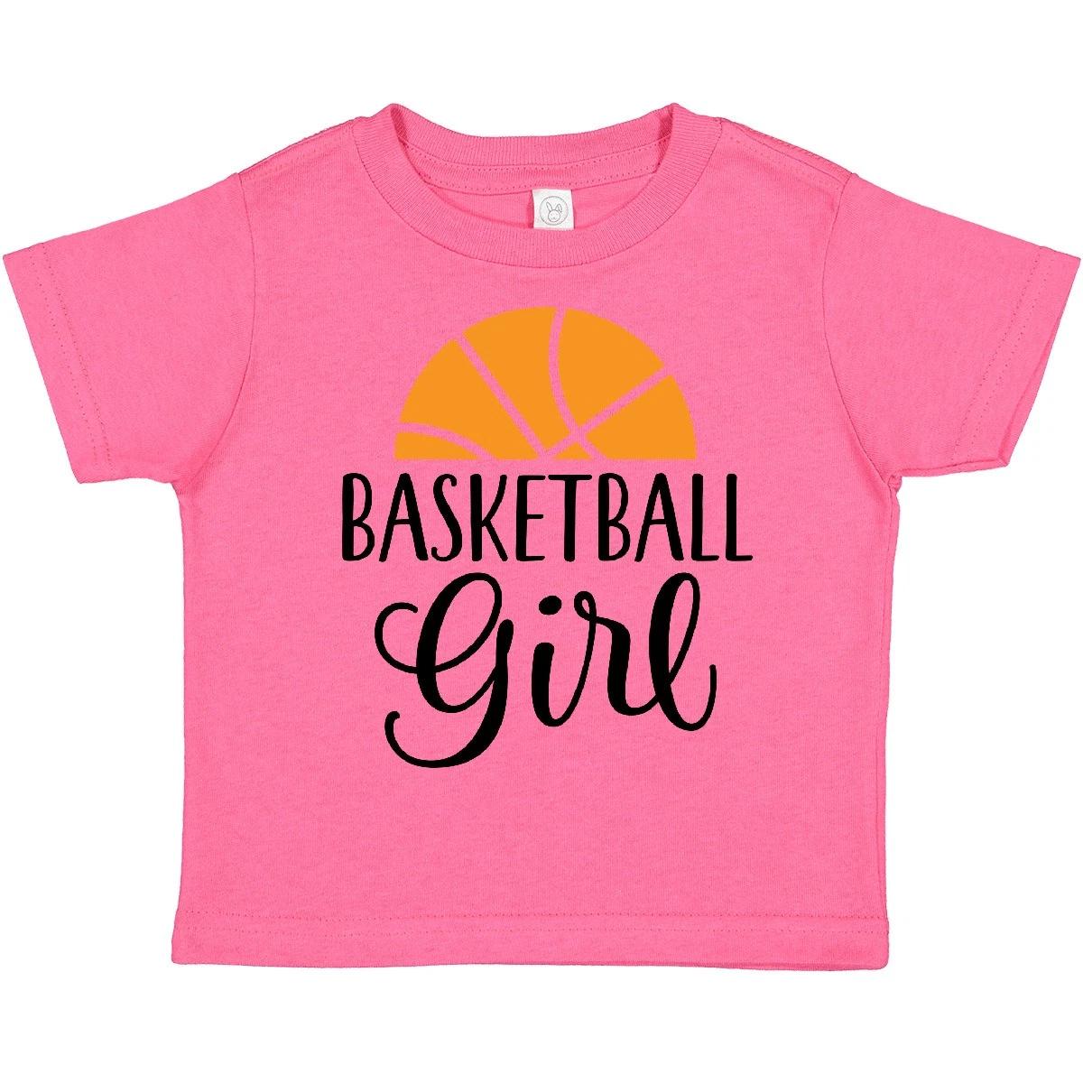 Inktastic Basketball Girl Sports Toddler T-Shirt Girls Team Clothing Clothes Kid 160