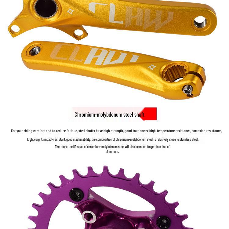 Prowheel Haomeng Horský klikový systém Hollow Integrated s jedním/dvěma převodníky pro 9-11 rychlostí.