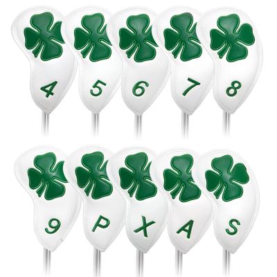 Golf Iron Golf Iron Head Set of Golf Club Head Covers for PU Leather Iron Head Golf Iron Golf Club Covers for Iron Head Covers with Velcro Closure