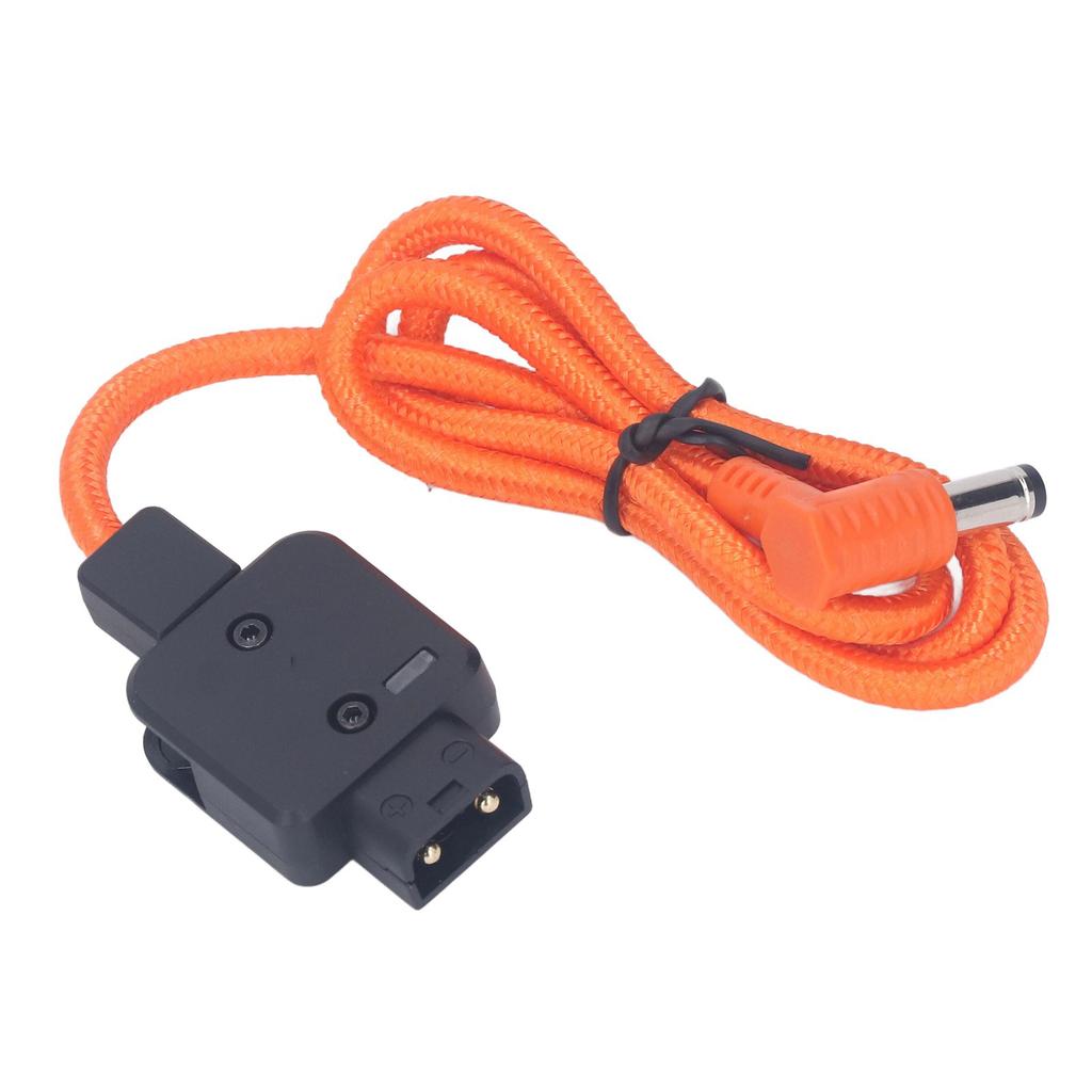 D Tap To DC Power Cable 5.5x2.5mm for Camera Monitor Fill Light 60cm Power Cable with Anti Reverse Insertion Indicator