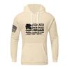 Men's Loose Flag Printed Hooded Sweatshirt Men's Casual Fashion Sports Sweatshirt