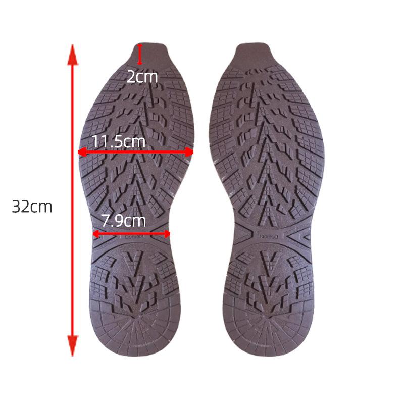 Suole in gomma per uomo Donna Scarpe Suola di ricambio Solette Foglio di riparazione Sneakers Protezione suola Toppa antiscivolo antiusura