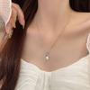 Full Diamond Fish Tail Pearl Necklace, Elegant, Light Luxury, High-end Collarbone Chain, New Year Trend