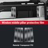 TPU Transparent Pour JETOUR T2 2024 2025 Console Centrale de Voiture Tableau de Bord Média Navigation Protecteur Anti-rayures Film Intérieur