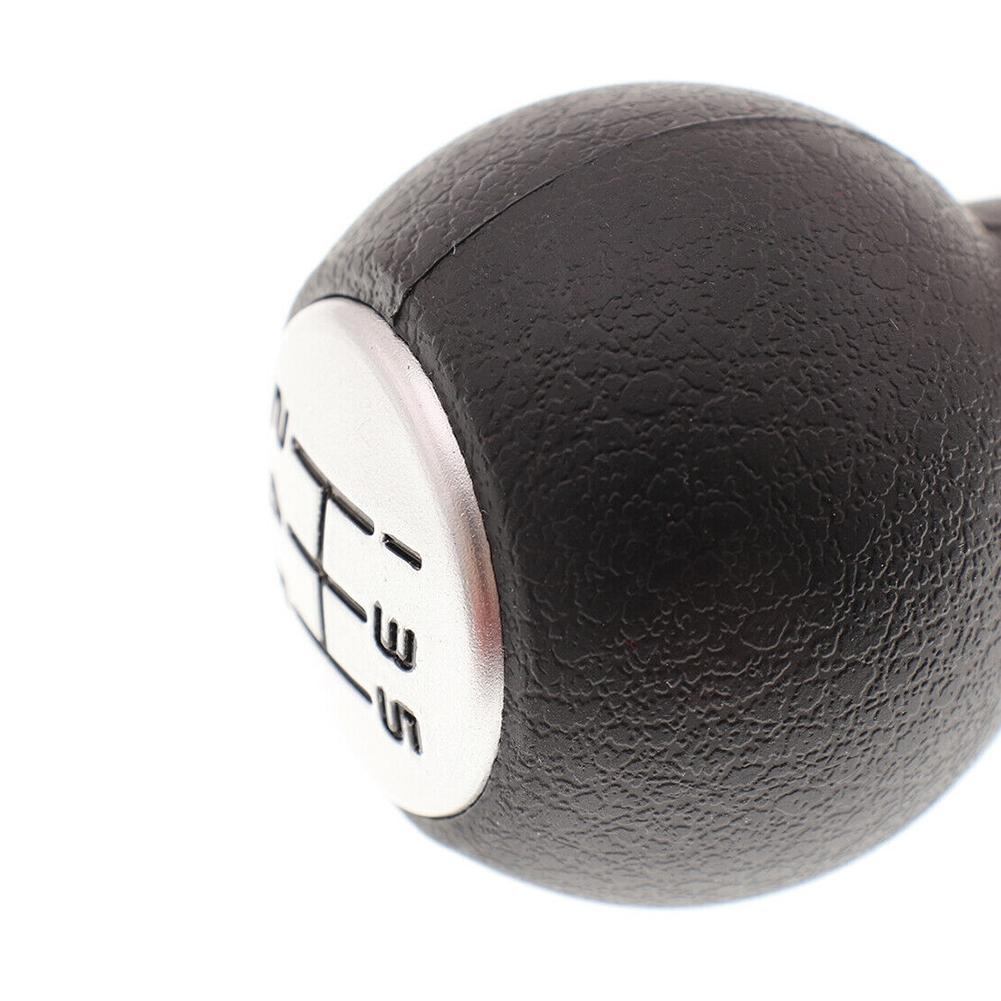 Auto Ersatzteile Schaltknauf 5-Gang 5-Gang 7,5*5,5 cm Schwarz & Silber