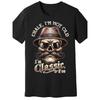 Camiseta unisex de verão "Não sou velho, sou clássico Foo" com estampa - Camiseta unisex com design divertido de carro baixo cholo chicano