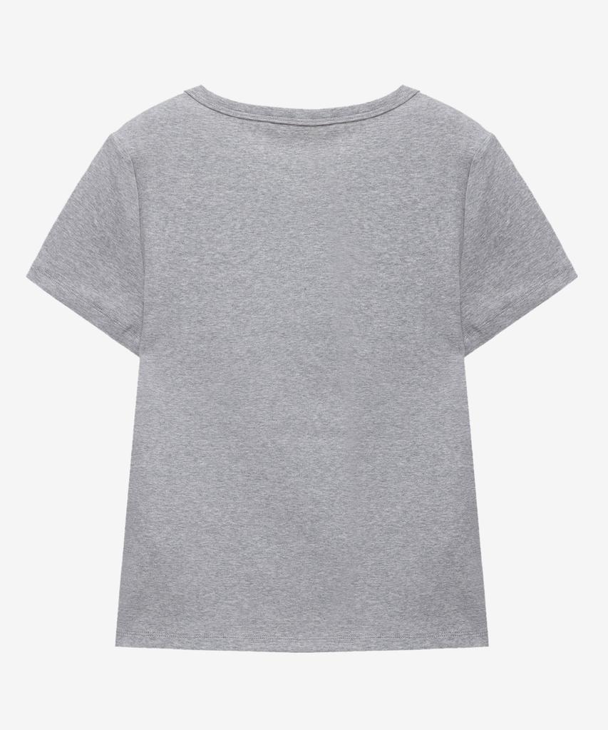 MIND BRIDGE WOMEN [On][W] Round Neck Slim Fit Daily Short Sleeve T-Shirt - 3 Colors