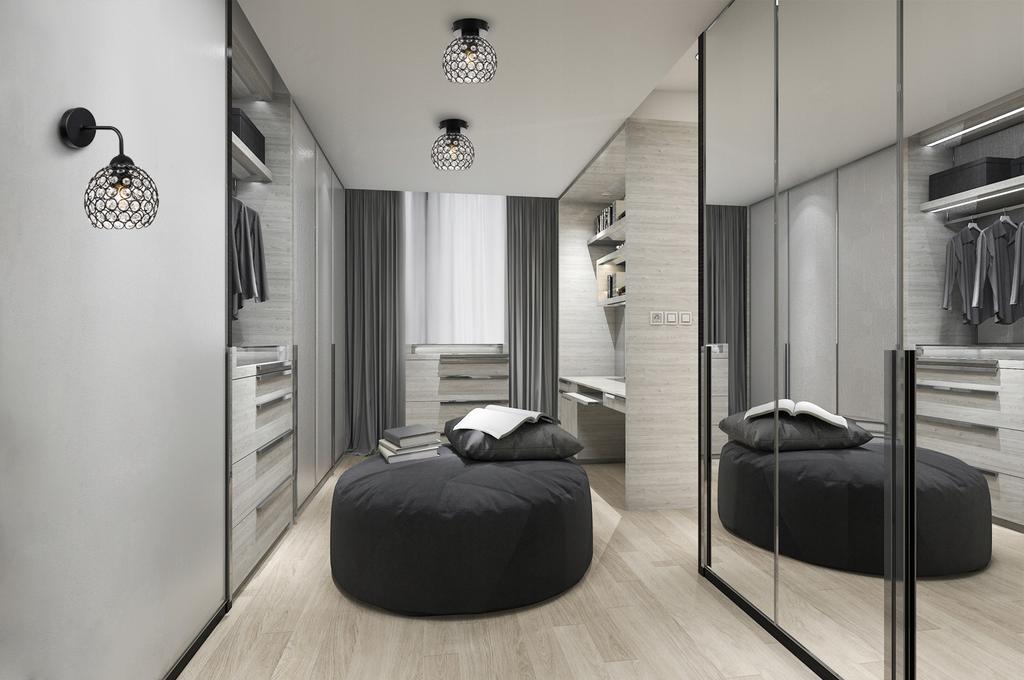 LOFT CEILING LAMP CRYSTAL BALL LED