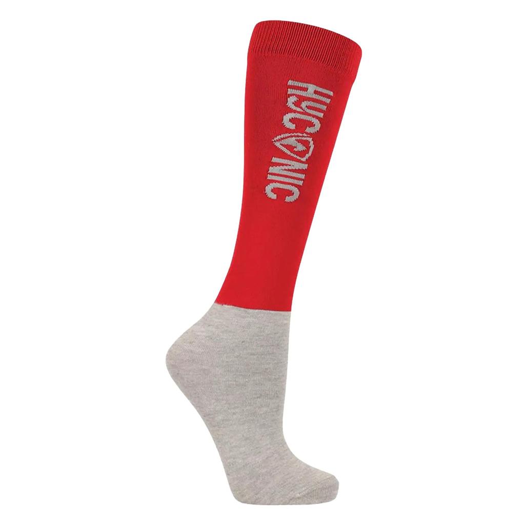 HYCONIC Unisex Adult Contrast Socks (Pack of 3)