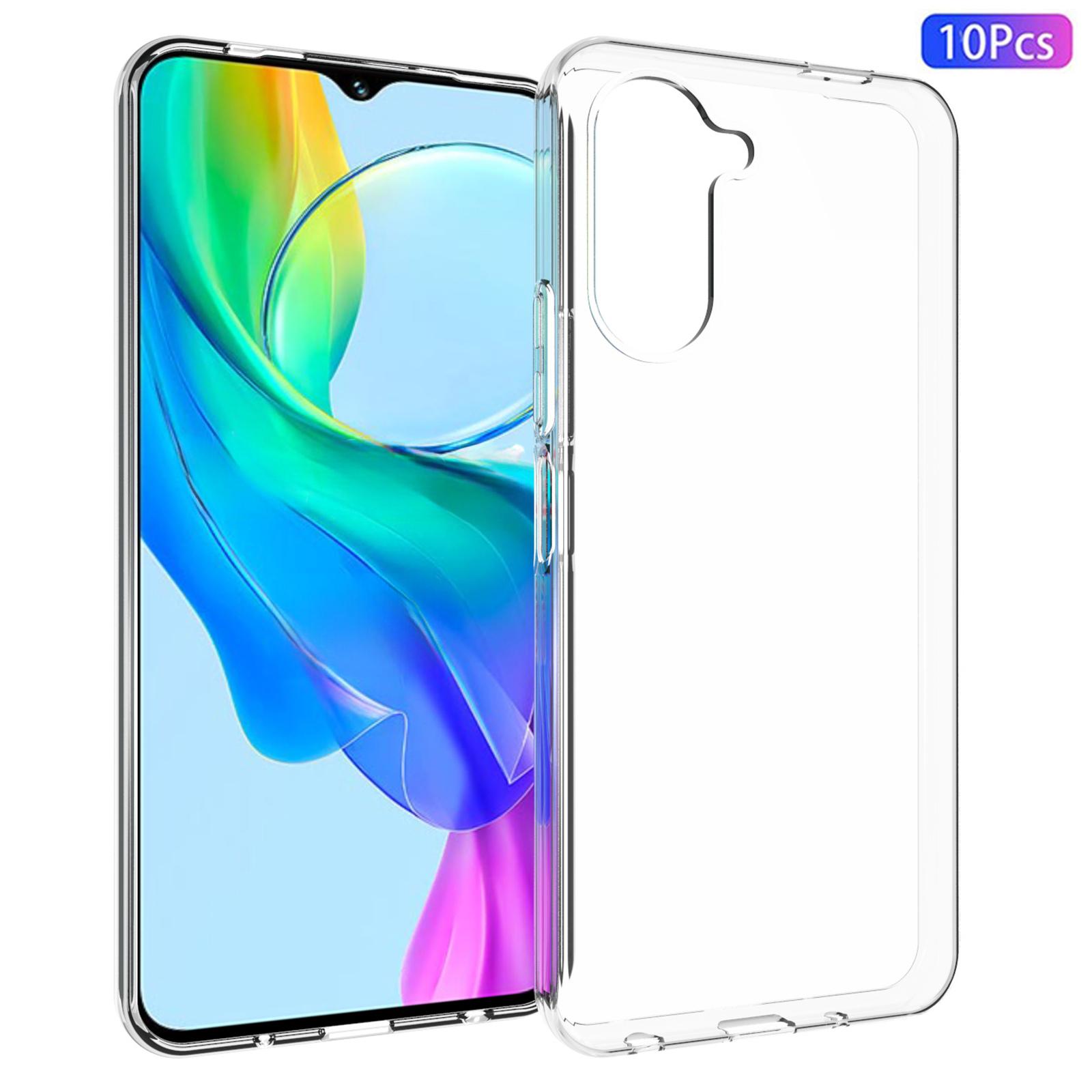 

10Pcs/Pack For vivo Y28s 5G Case Watermark-Free TPU Phone Cover Transparent A