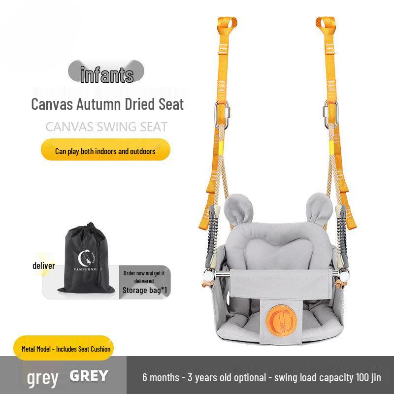 Pure Cotton Baby & Infant Hanging Basket Chair for Indoor/Outdoor Use