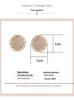 Sunflower Diamond Stud Earrings with Lace Metal and Copper Needle - Women's Elegant Niche Jewelry