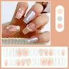 Medium Square False Nails Heart False Nails Full Cover False Nails Nails Decor