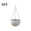 Flower Hanger Hanging Basket Imitation Honeycomb Self Water Absorption Plant Pot Waterproof Outdoor Resin for Garden