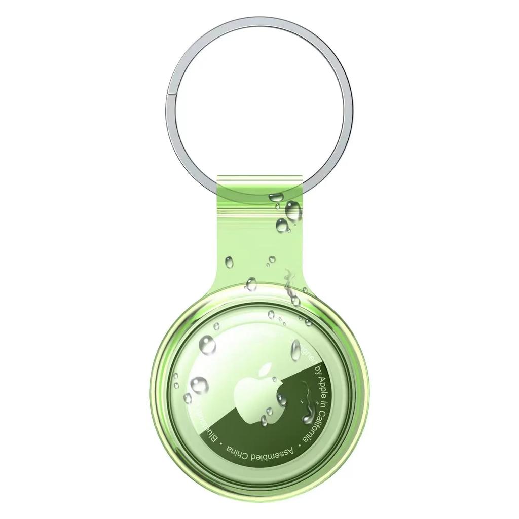 Keychain For Apple AirTag Silicone Protective Case Cover Key Chain Anti-Loss Ring AirTags Accessories for AirTag Pendant