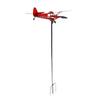 Flugzeug Windrad 10,6 Zoll Eisen Metall Windmühle Outdoor Dekorative Flugzeug Skulptur für Bauernhof Rasen Hof Garten