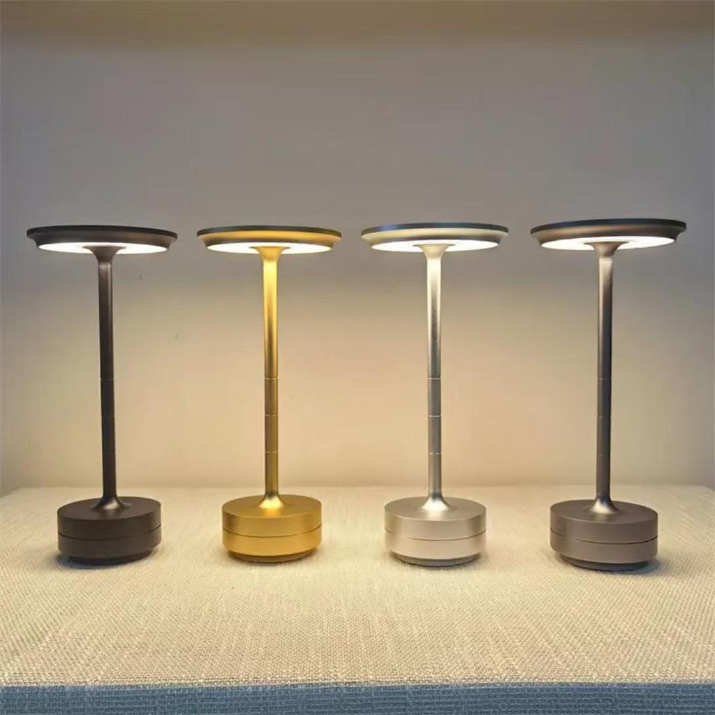 Retro LED Table Lamp: Creative Atmosphere Light for Cafe, Bar, Bedroom, or Camping.