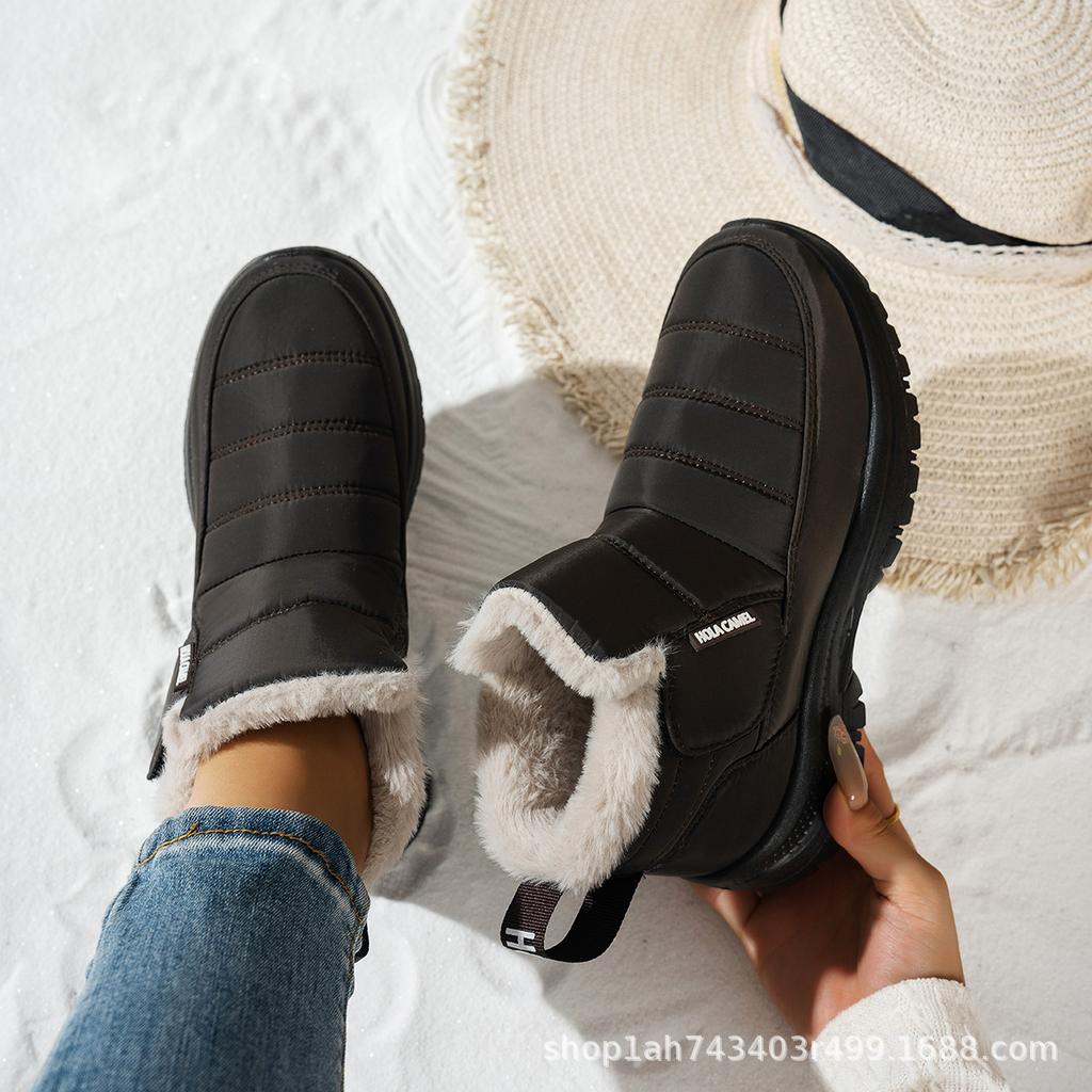 Ladies, Snow Boots, Suede Shoes, Thick Shoes, Warm Shoes, Outdoor Shoes, Waterproof Shoes, Women's Shoes, Outdoor Boots, Non Slip Shoes