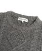 Edeunbeoleokeulleob Aran Crew-Neck Sweater (Grey)