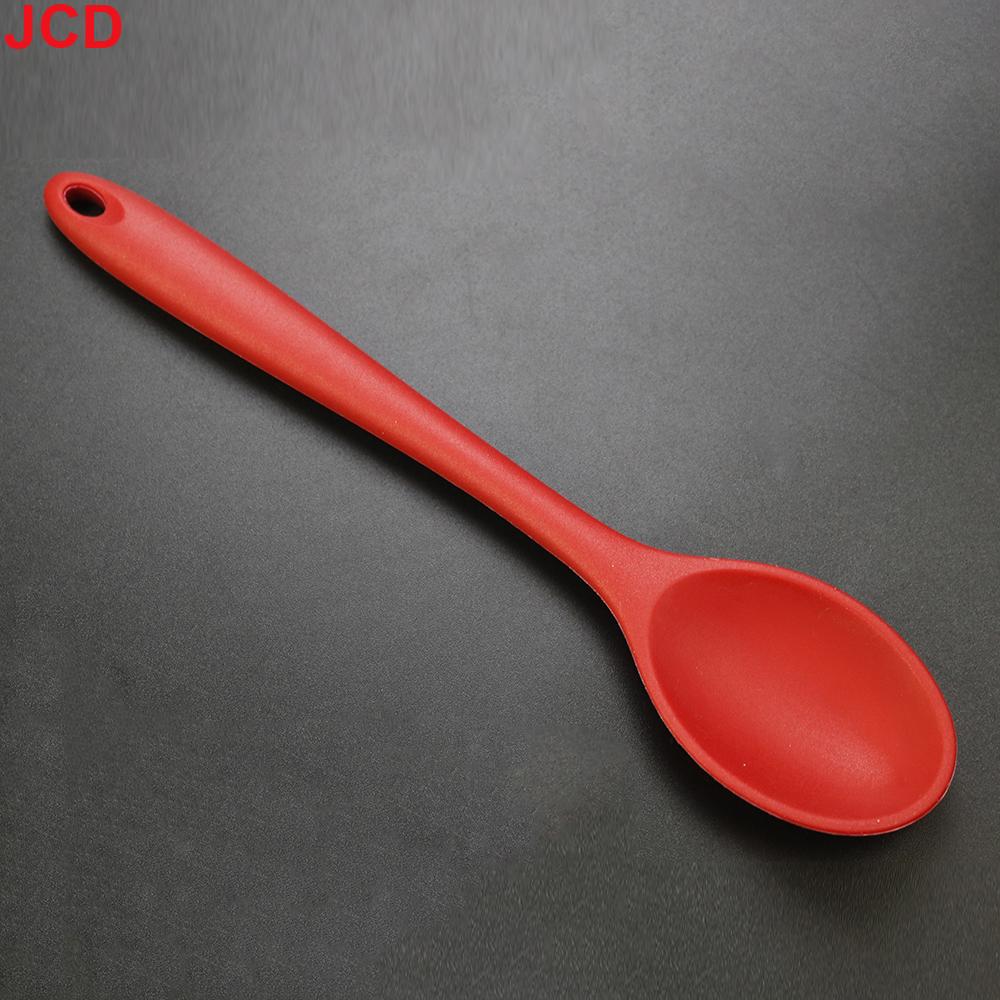 Silicone world Silicone Spoon Mixing Soup Spoons Kitchen Mixing Ladle Cooking Utensils Kitchenware Tool For Stirring and Serving