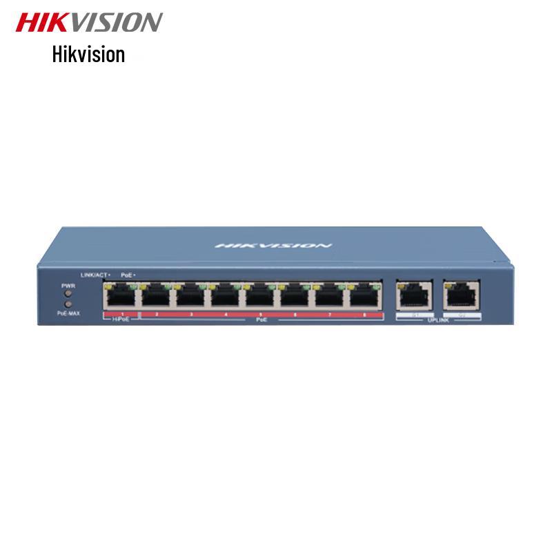 

Hikvision 10-Port 100Mbps Unmanaged PoE Switch