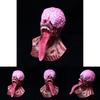 Masque d'horreur en latex avec longue langue pour costumes d'Halloween pour adultes et soirées à thème