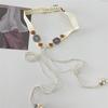 Wax Line Ethnic Style Belt Flower Women Woven Belt Elegant Bohemian Style Waist Chain  Female/Girls
