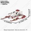 MOOXI Star Wars Mech Veicolo Cannone Carro Armato Armi Nave da Trasporto Soldati Modello Mattoncini Fai da Te Blocchi da Costruzione Assemblati Giocattolo per Bambini