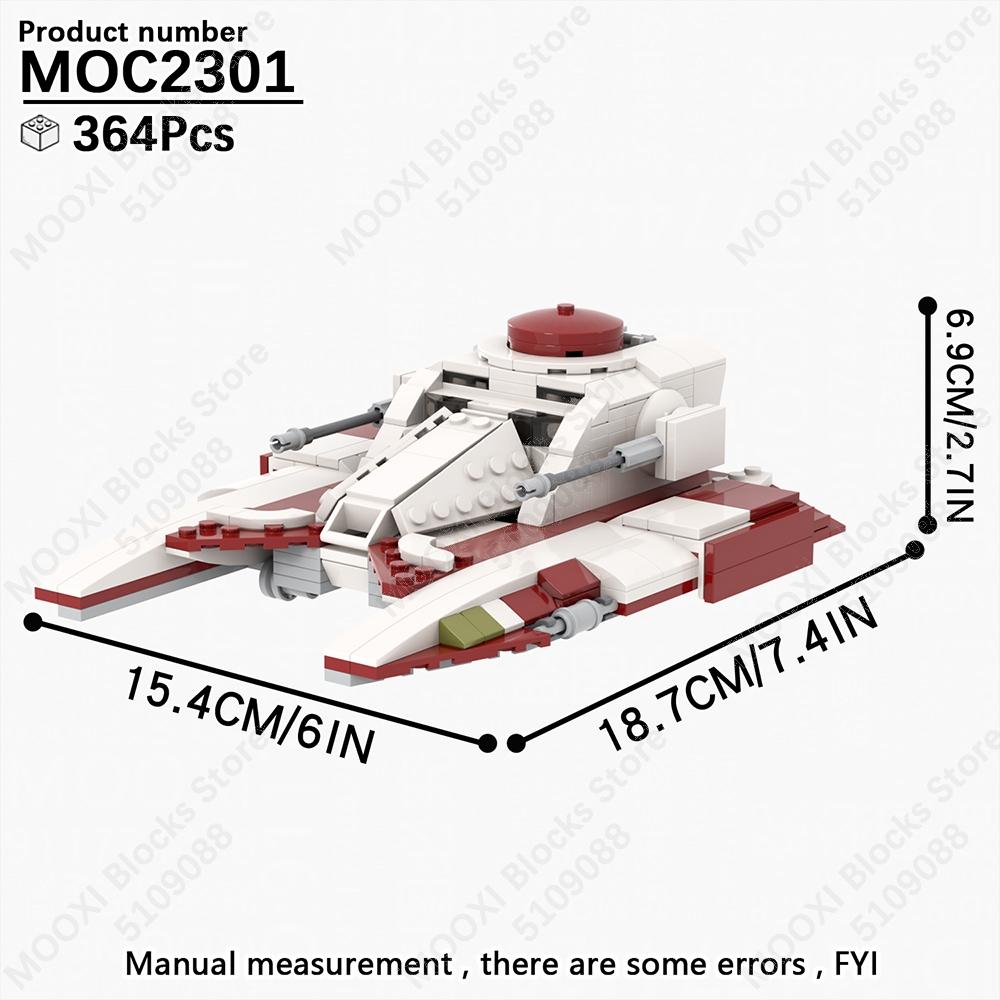 MOOXI Star Wars Mech Veicolo Cannone Carro Armato Armi Nave da Trasporto Soldati Modello Mattoncini Fai da Te Blocchi da Costruzione Assemblati Giocattolo per Bambini