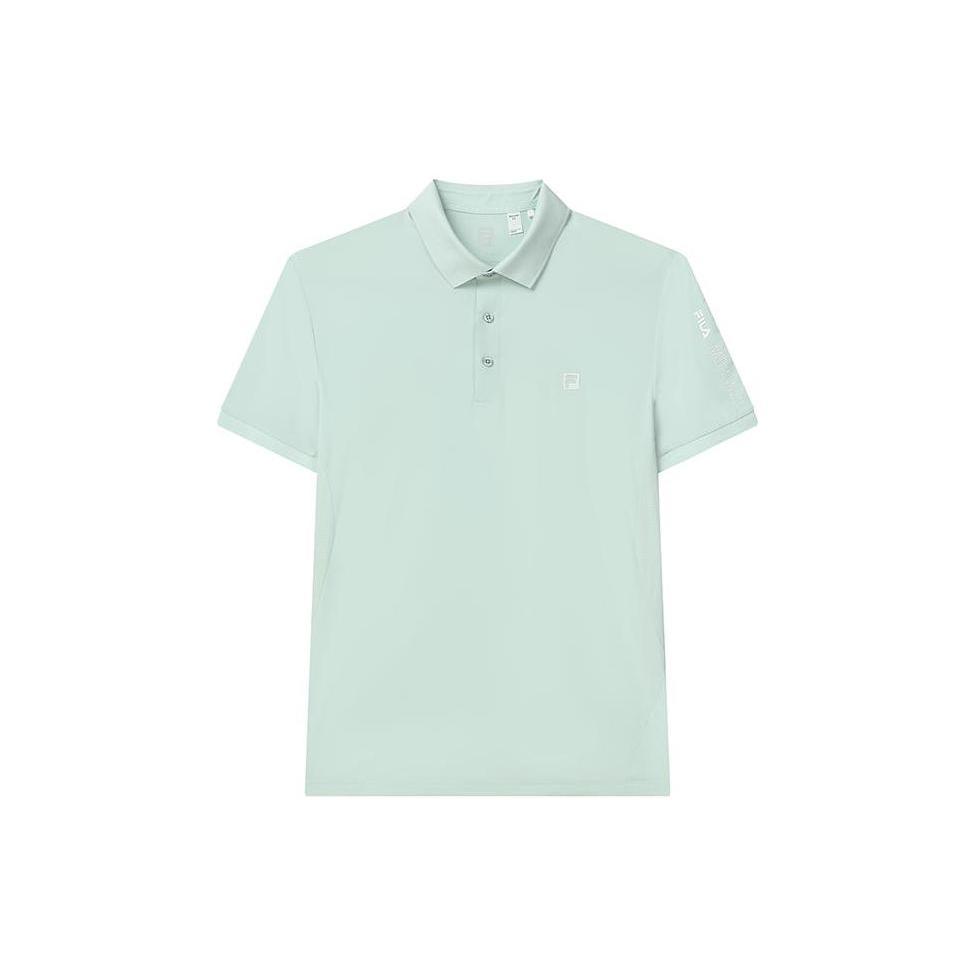 FILA Polo Shirts Men s Green Polo Collar Moderate Straight Fit A11M221126F-TQ XXL