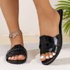 Fashion Summer New Flat Slippers Women Fashion Round Head Open Toe Preparation Soft Sole Anti-slip Wear-resistant Sandals