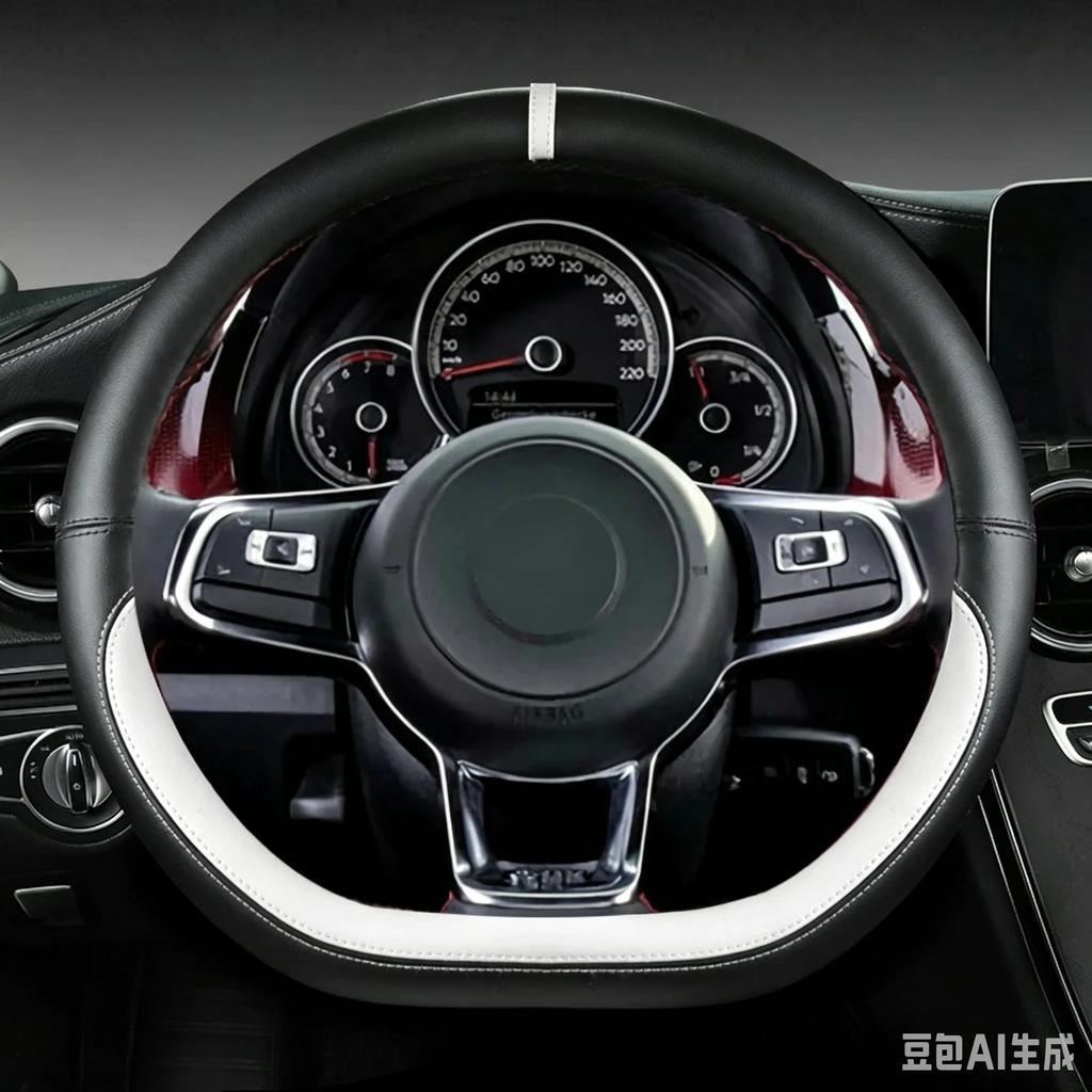 Coprivolante per Auto in Pelle Microfibra per VW Beetle 2012-2016 2018 2019 Su 2013-2016 2017 2018 2020 Accessori Auto