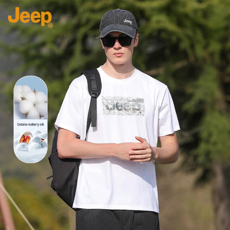 JEEP Men s Silk Blend Short Sleeve T-Shirt 2XL