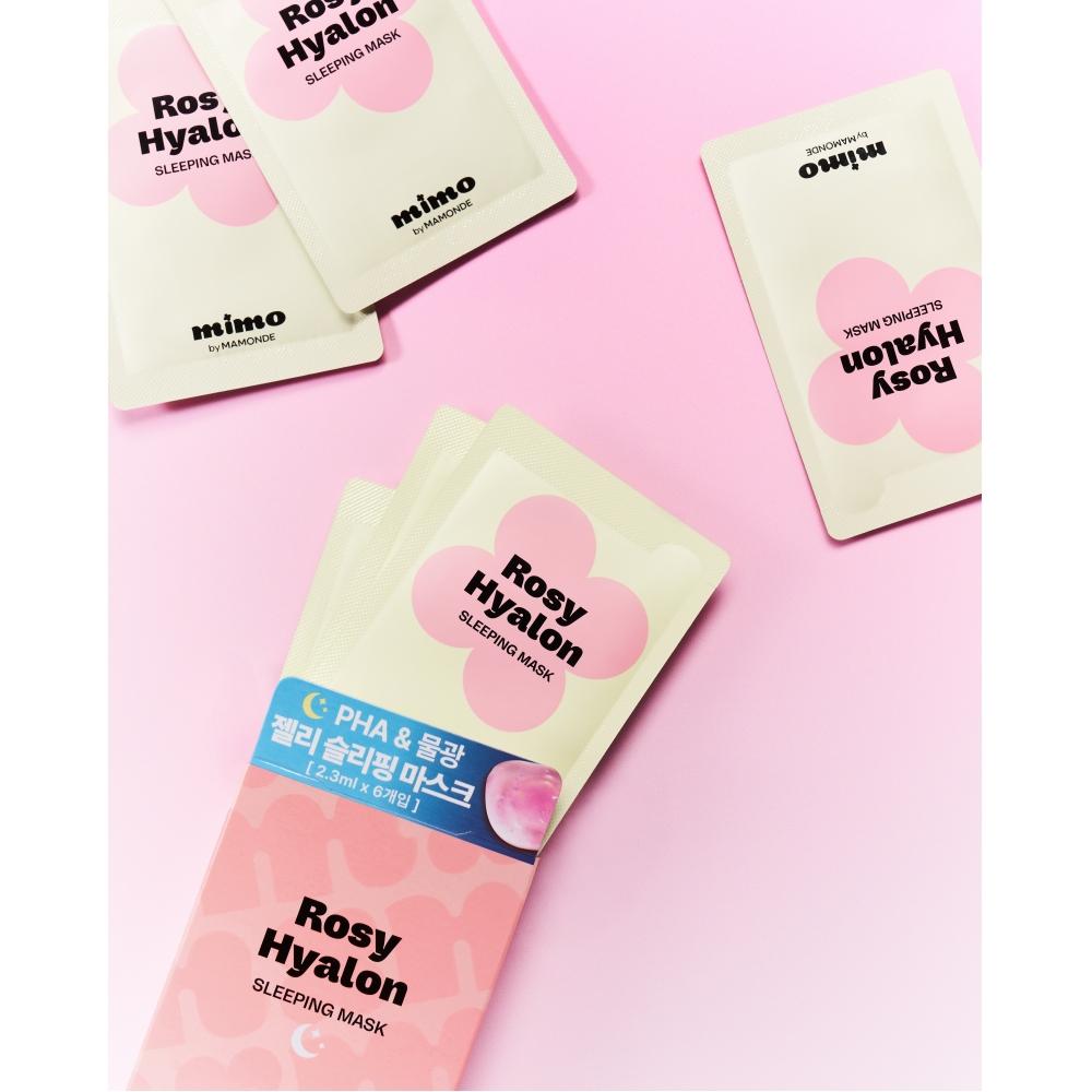 Mimo By Mamonde Rosy Hyalon Schlafmaske 6er-Pack Amorepacific