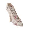 Dekorativer High Heel Schmuckhalter mit weichem Flanellfutter zur Aufbewahrung von Ringen und Ohrringen Ausstellungsständer