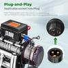Winch Controller,3 Pin Electric Winch Remote Control Controller with 9.2ft Cable for Car Off Road Vehicle