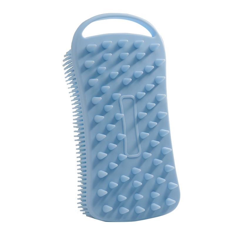 Double-Sided Silicone Bath & Massage Brush for Babies