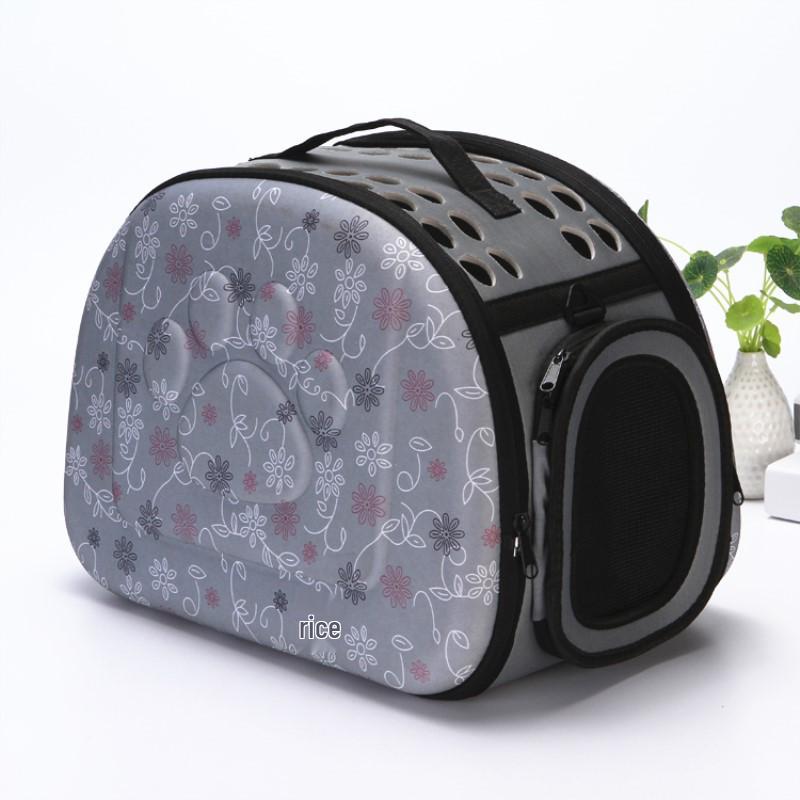 Foldable EVA Pet Carrier Bag: Handbag, Crossbody, Backpack for Cats & Dogs