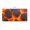 Desk Mat For Graphic Designers And Designers Lava Cracks 100X50 Cm