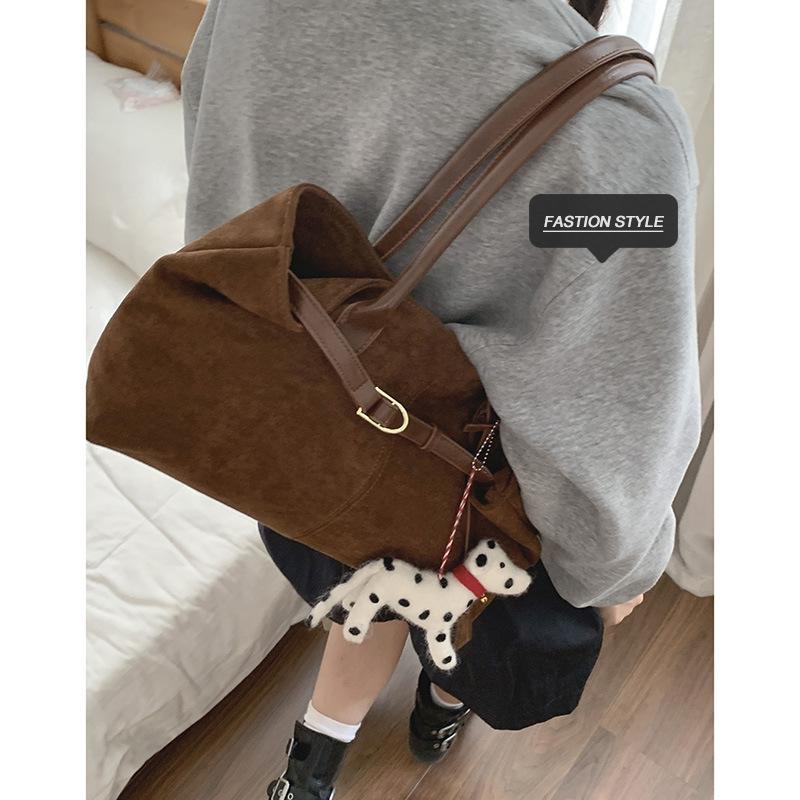 Underarm Bag, Retro Hand-held Tote Bag, Large-capacity Commuter Single-shoulder Bag