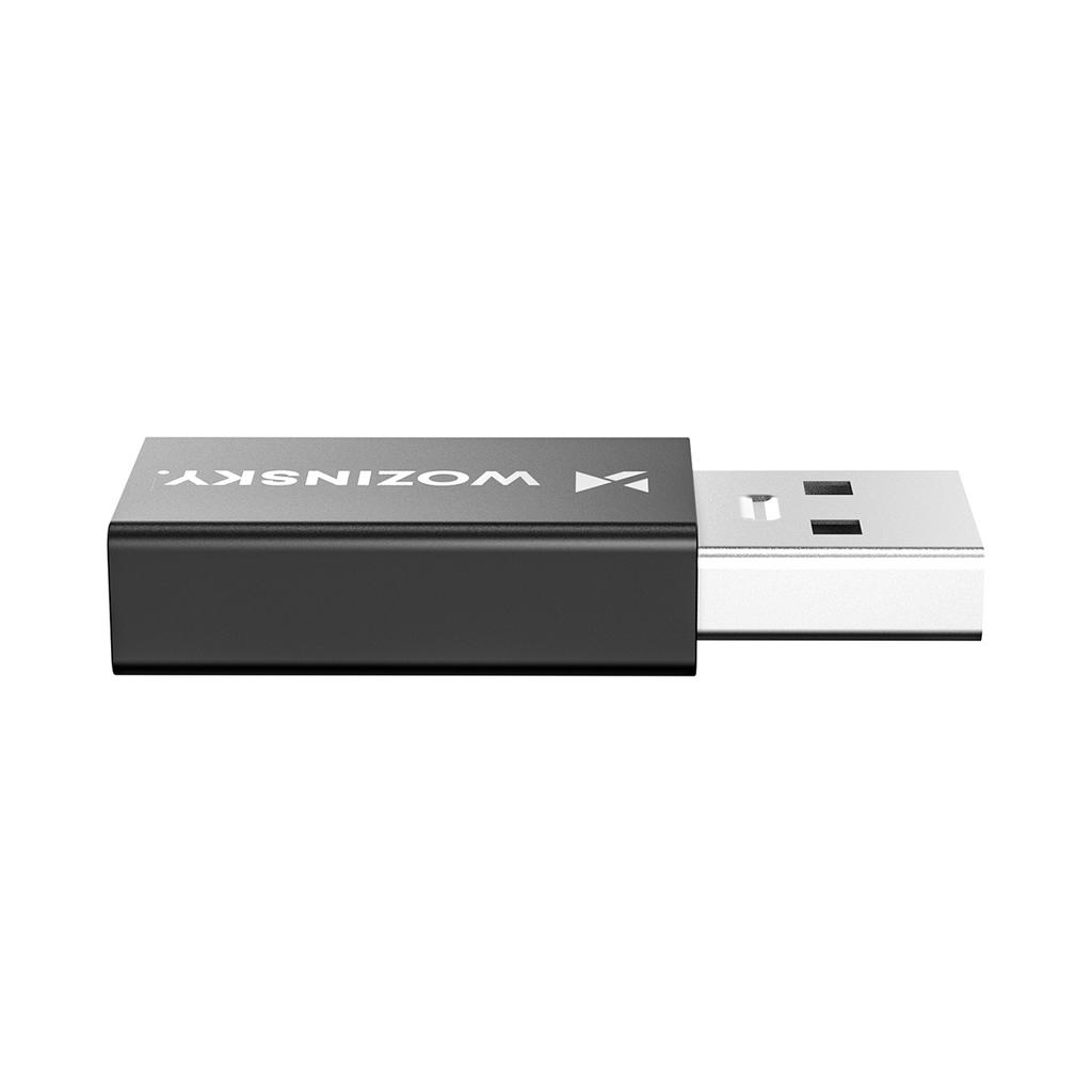 Adapter przejściówka USB-A - USB-C OTG - czarny