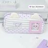 Cute Bear Ear Pencil Case With Photo Display Slot For Students School Study Office Stationery Storage